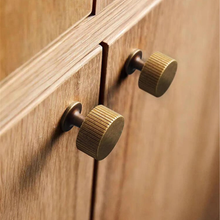 Load image into Gallery viewer, Solid Brass Cabinet Pulls & Knobs | Antique Bronze Drawer Handles, Dresser Knobs, Kitchen & Cupboard Pulls, Furniture Hardware