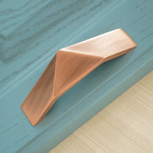 Load image into Gallery viewer, 1.25"-7.55" Modern Brushed Copper Pulls, Knobs & Handles | Kitchen, Cabinet, Dresser & Drawer Hardware