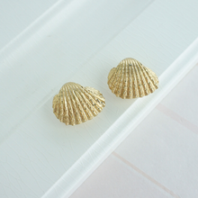 Load image into Gallery viewer, Exquisite Shell Brass Drawer Knobs & Pulls | Kitchen Cabinet Handles, Dresser & Door Knobs, Decor Furniture Hardware