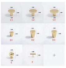 Load image into Gallery viewer, High-Quality Mini Hammered Solid Brass Pulls & Knobs | Cabinet, Kitchen, Drawer & Dresser Hardware