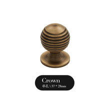 Load image into Gallery viewer, 3.78"-8.8" Antique Bronze Ball Knobs, Pulls & Handles | Drawer, Dresser, Cabinet, Door & Kitchen Hardware