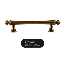 Load image into Gallery viewer, 3.78"-7.55" Art Decor T Bar Knobs, Pulls & Handles | Gold, Antique Bronze & Brass for Drawer, Dresser, Cabinet | Gift-Worthy Hardware