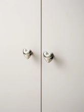 Load image into Gallery viewer, Heart‑Shaped Cabinet Knob, Silver Modern Minimalist Premium Unique Furniture Hardware Pull