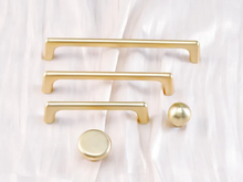 Load image into Gallery viewer, Modern Gold Simple Ball Knobs & Drawer Pulls | Cabinet Hardware for Kitchen, Dresser & Wardrobe