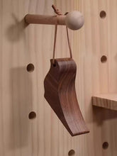 Load image into Gallery viewer, Black Walnut , Beech Wood Door Stopper, Wind Resistant Safety Door Holder Door Jam
