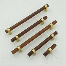 Load image into Gallery viewer, Walnut Beech Wood Knobs, Pulls & Handles | Kitchen, Cabinet, Drawer & Dresser Hardware