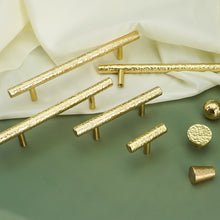 Load image into Gallery viewer, High-Quality Mini Hammered Solid Brass Pulls & Knobs | Cabinet, Kitchen, Drawer & Dresser Hardware