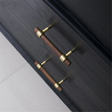 Load image into Gallery viewer, Adjustable Walnut Wood & Beech Pulls, Knobs & Handles | Drawer, Cupboard, Cabinet & Dresser Hardware