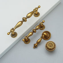 Load image into Gallery viewer, 2.5"-3.78" (64-96mm) Antique Coffee Vintage Knobs, Pulls & Handles | Dresser, Drawer, Cabinet, Kitchen & Door Hardware