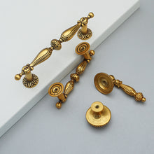 Load image into Gallery viewer, 2.5"-3.78" (64-96mm) Antique Coffee Vintage Knobs, Pulls & Handles | Dresser, Drawer, Cabinet, Kitchen & Door Hardware