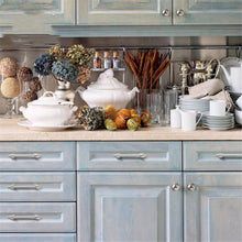 Load image into Gallery viewer, 3.78", 5" & 6.3" Polished Chrome Modern Kitchen Pulls | Solid Cabinet Handles, Drawer Knobs & Dresser Handles | Kitchen Hardware
