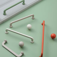Load image into Gallery viewer, 3.78''-7.55'' Colorful (Orange & Green) Pulls & Knobs | Kitchen, Cabinet, Drawer & Dresser Hardware