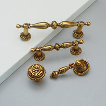 Load image into Gallery viewer, 2.5"-3.78" (64-96mm) Antique Coffee Vintage Knobs, Pulls & Handles | Dresser, Drawer, Cabinet, Kitchen & Door Hardware