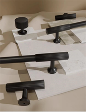 Load image into Gallery viewer, 3.78", 5", 6.3", 8.8", 12.6" Black Drawer Handles & Knobs | Cabinet & Dresser Pulls, Kitchen & Cupboard Handles, Furniture Hardware