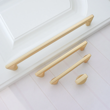 Load image into Gallery viewer, 3.78"-8.8" Gold Brass Knobs & Pulls | Cabinet, Dresser, Drawer, Cupboard, Kitchen & Closet Wardrobe Hardware