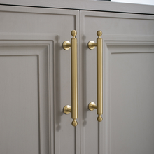Load image into Gallery viewer, 3.78", 5", 6.3", 8.8" Solid Brass Ball Drawer Pulls & Knobs | Gold Kitchen Handles, Cabinet & Door Knobs, Kitchen Hardware