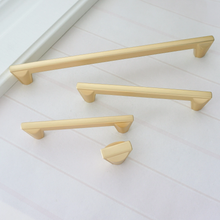 Load image into Gallery viewer, 3.78"-8.8" Gold Brass Knobs & Pulls | Cabinet, Dresser, Drawer, Cupboard, Kitchen & Closet Wardrobe Hardware