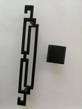 Load image into Gallery viewer, 2.5"-5.0" (64-128mm) Black Knobs, Pulls & Handles | Chinese Style Cabinet Door, Drawer, Dresser & Cupboard Kitchen Hardware