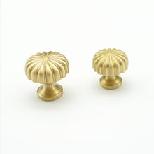 Load image into Gallery viewer, Brass knobs Cabinet Handles | Wardrobe, Dresser & Drawer Pulls, Cupboard Knobs