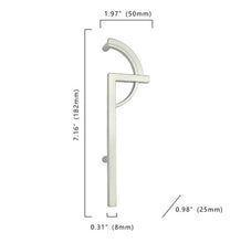 Load image into Gallery viewer, 5" (128mm) Brushed Nickel Symmetrical Pulls, Knobs & Handles | Cabinet, Dresser, Drawer & Kitchen Hardware