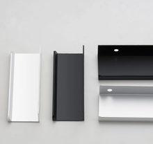 Load image into Gallery viewer, 2.5"-10.0" Black & Silver Knobs, Pulls & Handles | Drawer, Kitchen Cabinet, Closet, Wardrobe & Kitchen Hardware