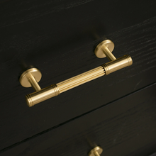 Load image into Gallery viewer, 3.78", 5", 8.8" Unique Solid Brass Knobs & Pulls | Cabinet, Drawer, Dresser, Cupboard & Kitchen Handles, Hardware