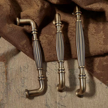 Load image into Gallery viewer, Vintage, Aged Brass & Antique Bronze Knobs, Pulls & Handles | Drawer, Cabinet, Kitchen, Dresser & Wardrobe Door Hardware