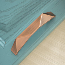 Load image into Gallery viewer, 1.25"-7.55" Modern Brushed Copper Pulls, Knobs & Handles | Kitchen, Cabinet, Dresser & Drawer Hardware