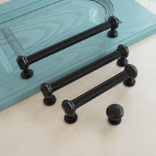 Load image into Gallery viewer, Black American Door Pull Handle Cabinet Pull Handle Metal Door Pull Handle Dresser Pull Handle