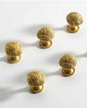 Load image into Gallery viewer, Modern Light Luxury Solid Brass Cabinet Knobs | Gold Drawer & Wardrobe Small Knobs