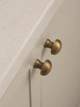 Load image into Gallery viewer, Vintage Mushroom Cabinet Knob, Antique Bronze Single Hole Small Hardware Pull for Wardrobe Dresser Drawer