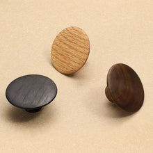 Load image into Gallery viewer, 3"-7.55" Black Oak & Walnut Wood Knobs, Pulls & Handles | Kitchen, Cabinet, Drawer, Cupboard & Dresser Hardware