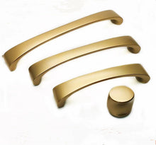 Load image into Gallery viewer, 3.75"-6.3" Unique Champagne Gold & Brushed Copper Pulls, Knobs & Handles | Cabinet, Dresser, Drawer & Kitchen Door Hardware
