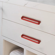 Load image into Gallery viewer, 3.78"-12.6" Red Hollow Knobs, Pulls & Handles | Drawer, Kitchen, Dresser & Cabinet Door Hardware