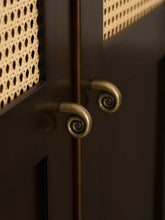 Load image into Gallery viewer, French Vintage Brass Bar Spiral Cabinet Pulls, American Retro Style Drawer Handles