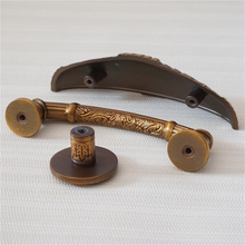 Load image into Gallery viewer, 2.5"-7.55" (192mm) Antique Brass Knobs, Pulls & Handles | Cabinet, Drawer, Dresser, Furniture & Door Hardware