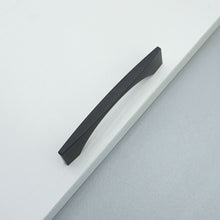 Load image into Gallery viewer, 3.75", 5" & 7.55" Matte Black Drawer Pulls | Modern Dresser Knobs, Kitchen Cabinet Handles & Hardware