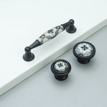 Load image into Gallery viewer, 3.78", 5.0" High Quality Ceramic Kitchen Knobs | Gray, Blue, White Cabinet & Drawer Pulls | Chic Furniture Hardware