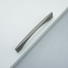 Load image into Gallery viewer, 3.75", 5", 7.55" Dark Gray & Matte Black Modern Drawer Pulls | Dresser Knobs, Kitchen Cabinet Handles & Hardware