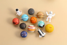 Load image into Gallery viewer, Space Theme Cabinet Drawer Pulls | Planet Astronaut Kids Dresser Knobs with Custom Engraved Solar System