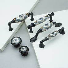 Load image into Gallery viewer, 3.78", 5.0" High Quality Ceramic Kitchen Knobs | Gray, Blue, White Cabinet & Drawer Pulls | Chic Furniture Hardware