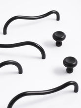 Load image into Gallery viewer, Minimalist Ultra Slim Black Pulls, Modern Thin Handles for Flat Panel Wardrobes and Cabinets