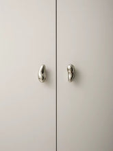 Load image into Gallery viewer, Mid-century Irregular Cabinet Pulls, Recessed Brass Titanium Silver Drawer Knobs