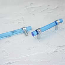 Load image into Gallery viewer, Blue Acrylic Knobs & Pulls | Customized Dresser, Cabinet Door & Bathroom Handles, Hardware