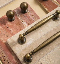 Load image into Gallery viewer, Vintage Look Solid Brass & Antique Bronze Knobs, Pulls & Handles | Cabinet, Kitchen, Drawer & Dresser Hardware