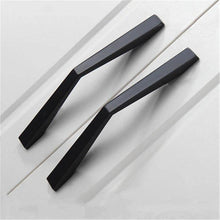 Load image into Gallery viewer, 3.78", 5", 6.3", 7.55" & 10" Black Cabinet Pulls | Unique Kitchen Door Handles, Drawer Knobs & Dresser Handles