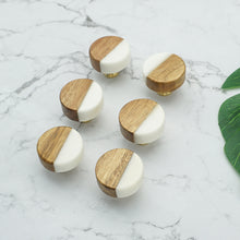 Load image into Gallery viewer, Nordic Modern Minimalist Wood & Marble Knobs & Handles | Door, Cabinet & Furniture Hardware