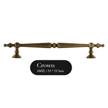 Load image into Gallery viewer, 3.78", 5", 6.3" Vintage Bronze Drawer Pulls | European Antique Cabinet & Kitchen Door Handles, Dresser Knobs