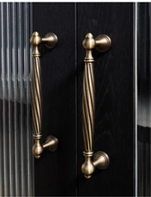 Load image into Gallery viewer, 5"-6.3" Aged Brass & Antique Bronze Knobs, Pulls & Handles | Cabinet, Kitchen, Drawer, Dresser & Cupboard Hardware