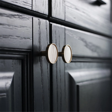 Load image into Gallery viewer, Nordic Simple Creative Round Brass Knobs | Wardrobe Door, Cabinet, American Door & Drawer Hardware
